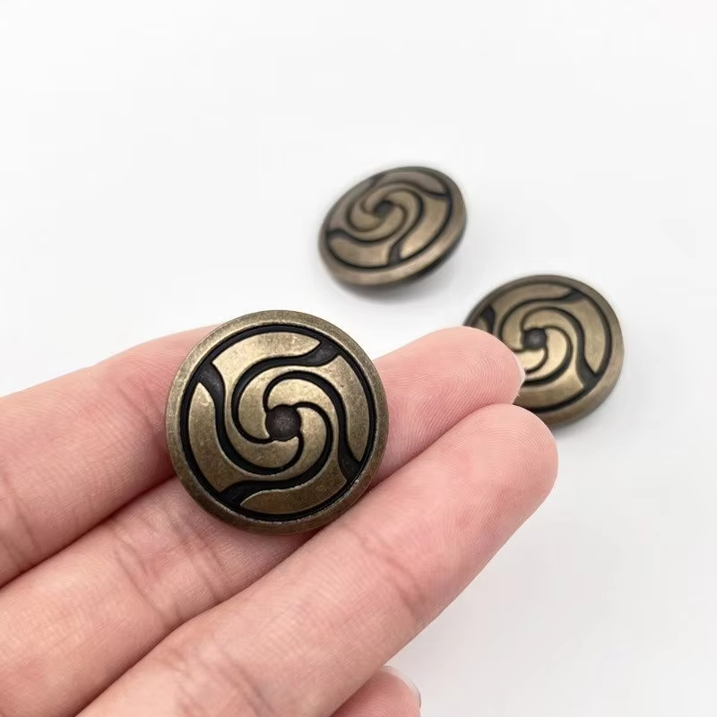 Vintage Collectible Buttons - 1/2/3/4 pièces Boutons Anime Vintage pour
