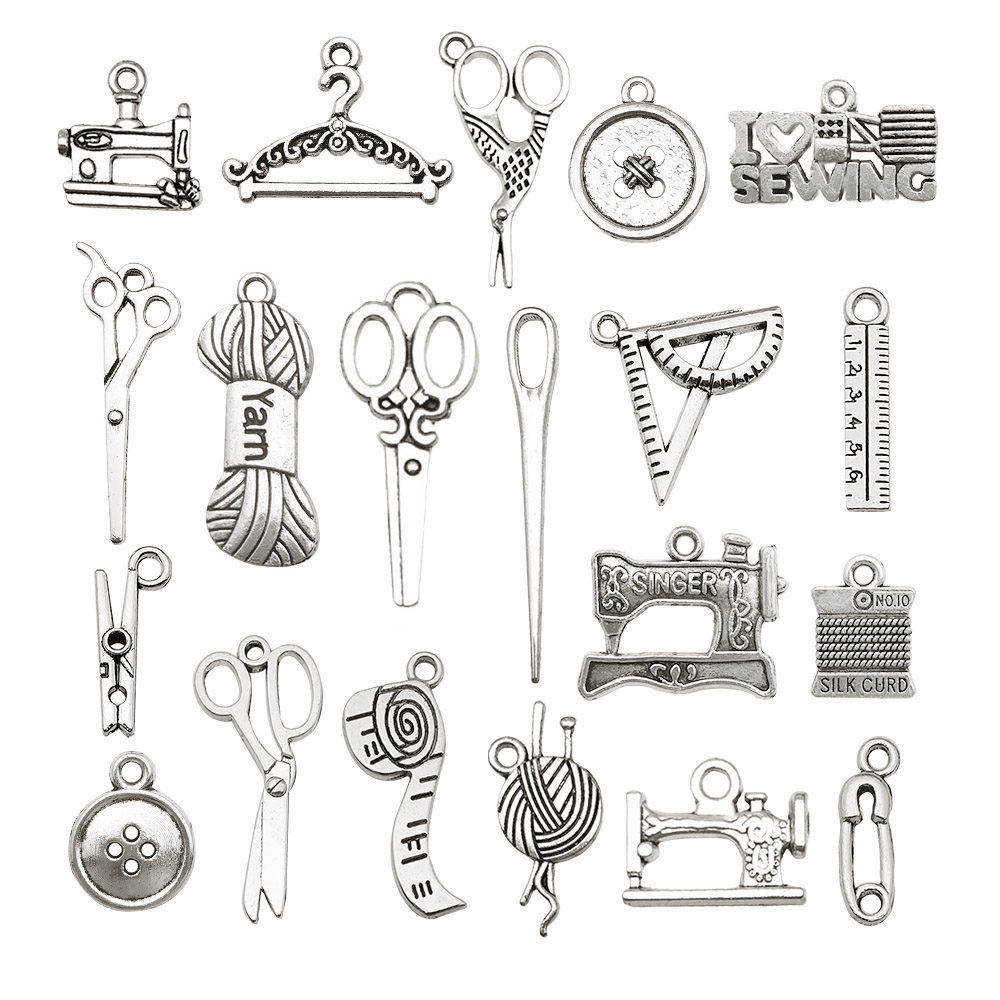 Vintage Collectible Buttons - 20/21/27/74 pièces outils de couture Vintage