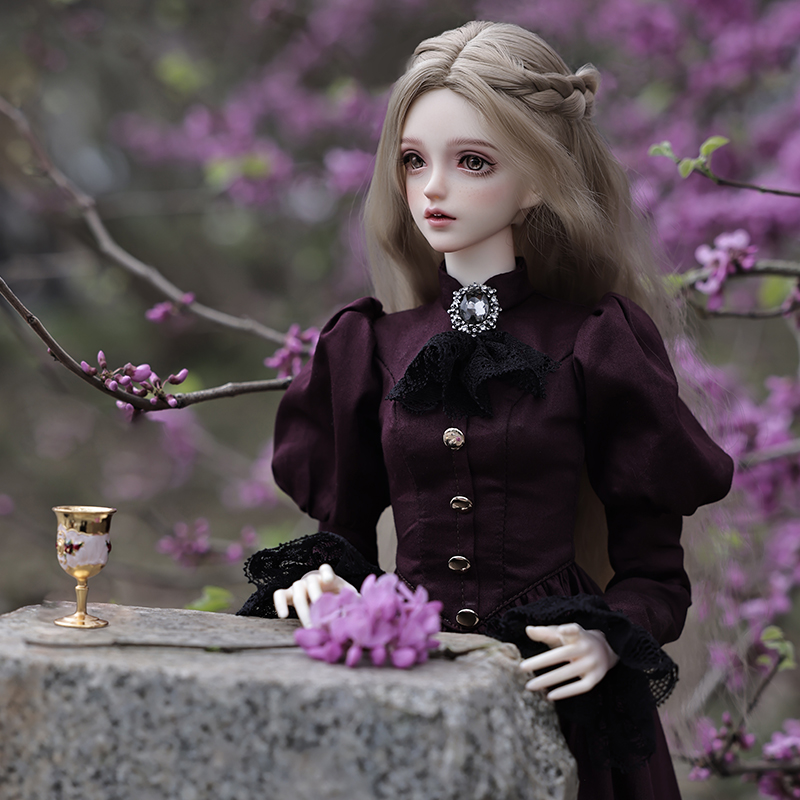 Elina-Robe violette aristocrat - Vintage And Collectible Items avis et prix