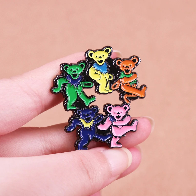 Ours dansants émail broche gro - Vintage Collectible Bears avis et prix