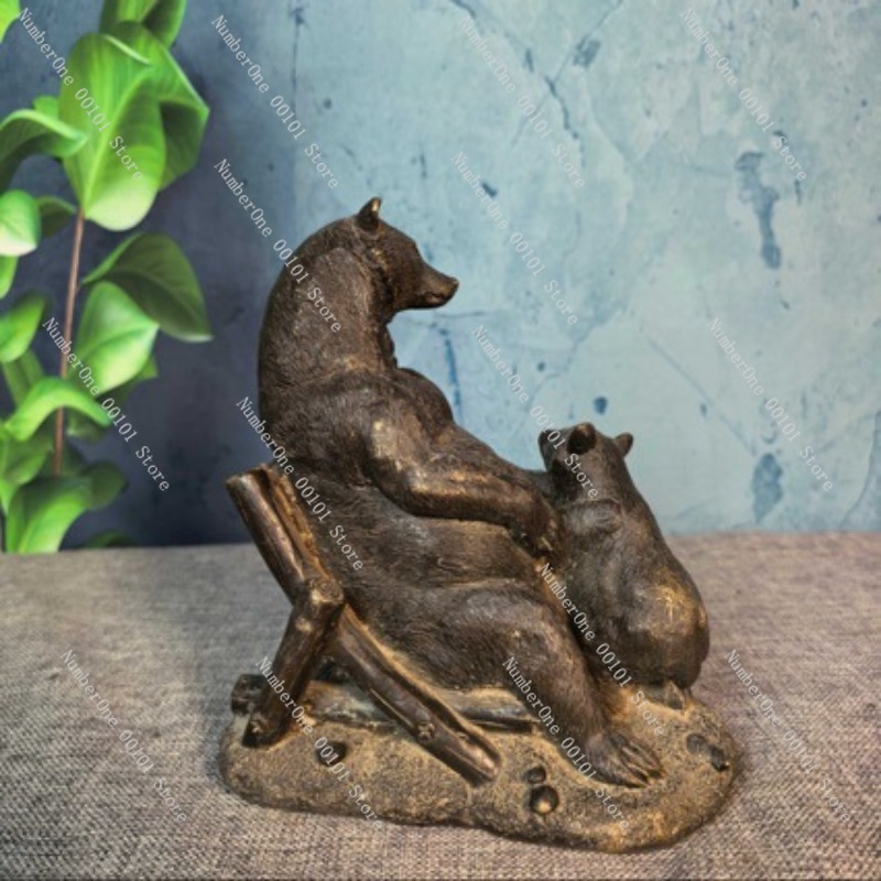 Ornement d'ours en bronze anti - Vintage Collectible Bears avis et prix