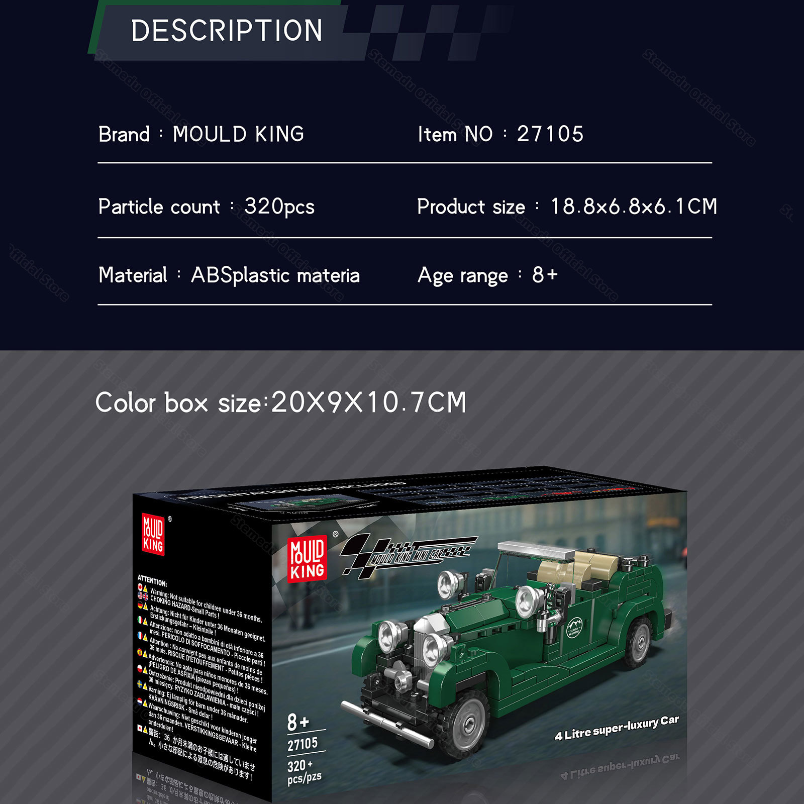 Mould King – blocs de construc - Vintage Collectible Cars avis et prix