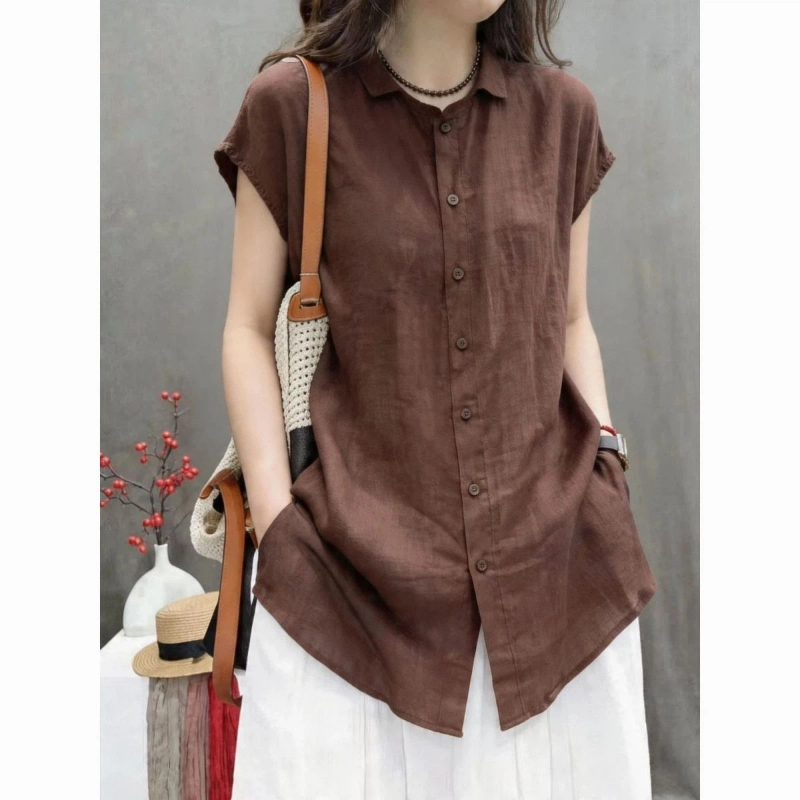 Chemisier Femme Chic à Manches - Vintage Collectible Buttons avis et prix