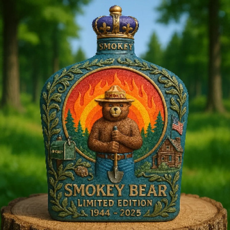 Carafe à whisky Smokey Bear po - Vintage Collectible Bears avis et prix