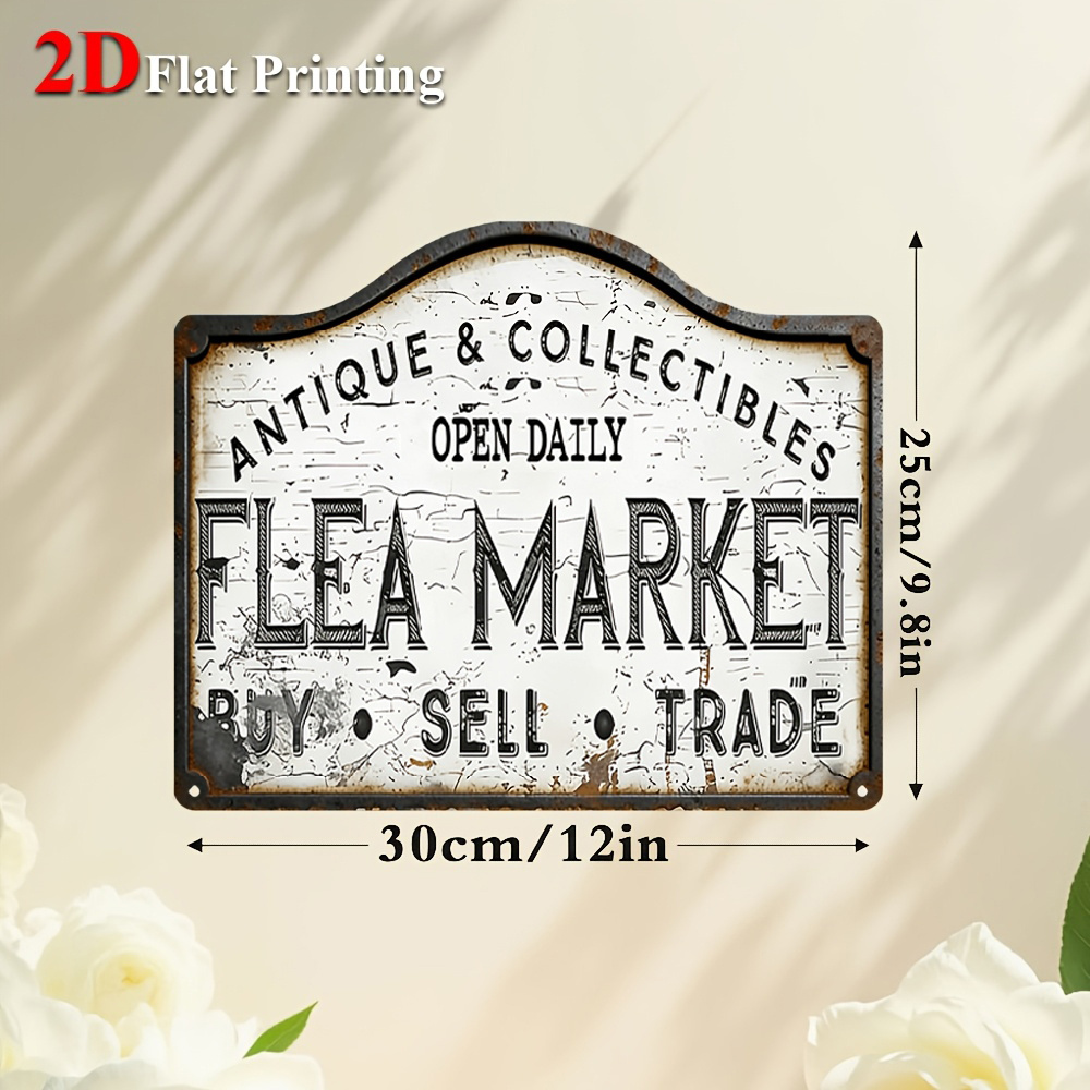 1 pièce, plaque métallique pla - Vintage Collectible Market avis et prix