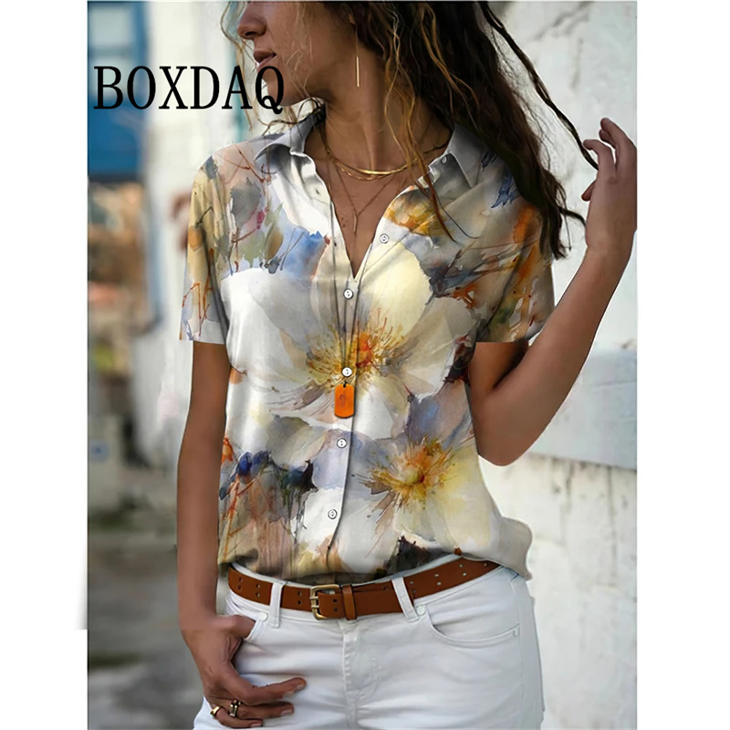 Chemise à imprimé floral vinta - Vintage Collectible Buttons avis et prix