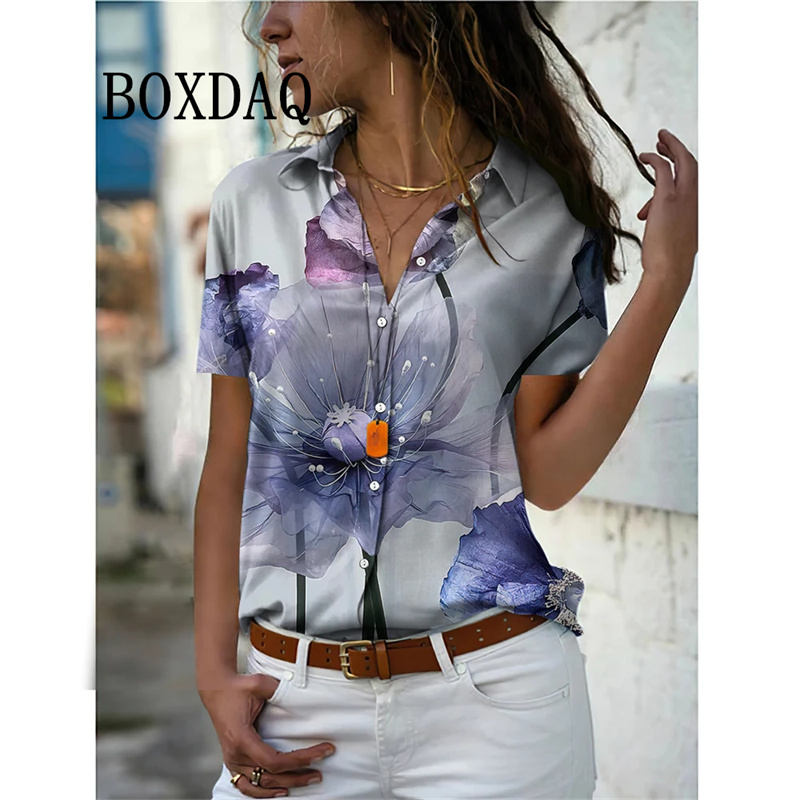 Chemise à imprimé floral vinta - Vintage Collectible Buttons avis et prix