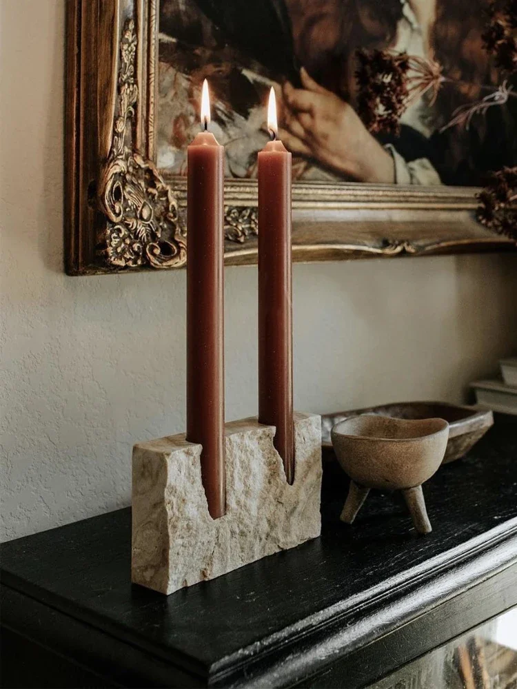 Porte-bougie en marbre à 2 tro - Collectible Vintage Matches avis et prix